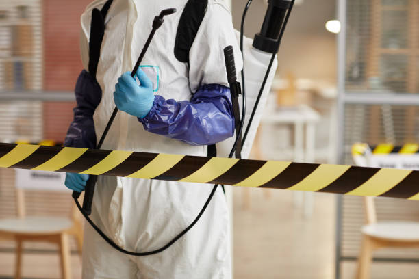 Professional Blood Cleanup technician working in Quincy, MA